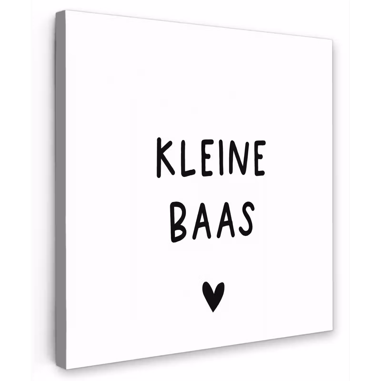 Buiten canvas - Spreuken - Kleine baas - Quotes — 1
