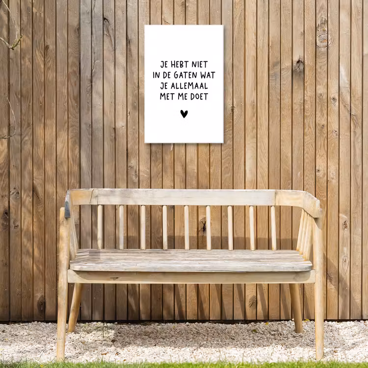 Buiten canvas - Quotes - Wat je allemaal met me doet - Spreuken — 3