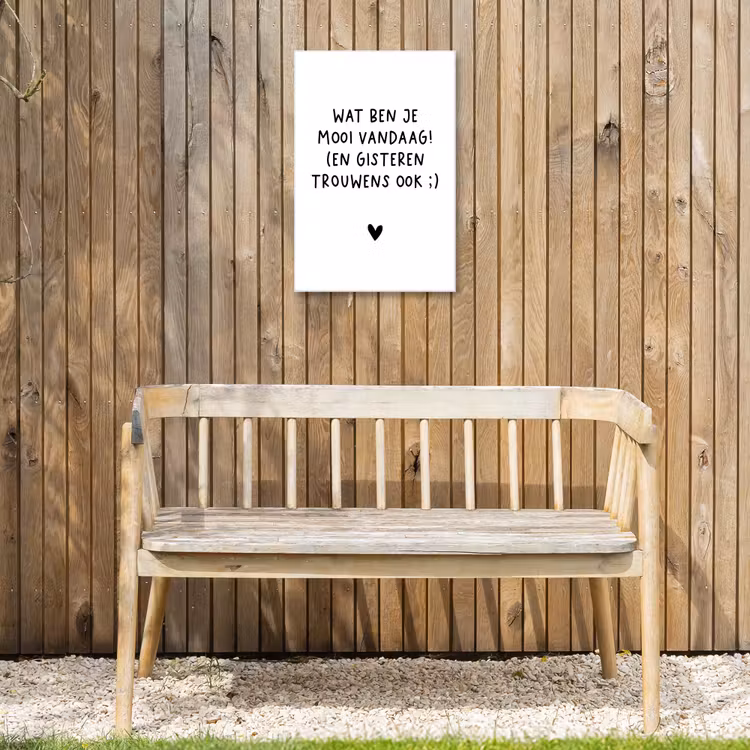 Buiten canvas - Spreuken - Wat ben je mooi vandaag - Quotes — 3
