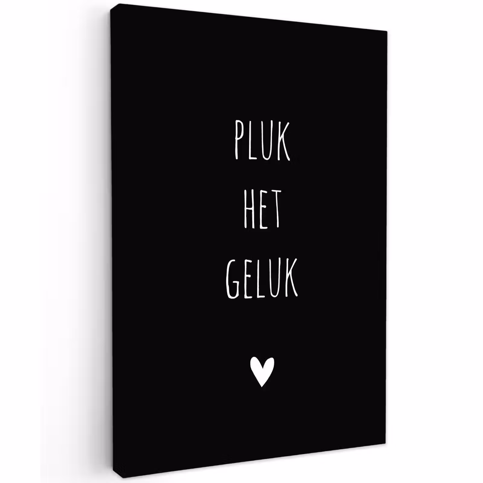 Buiten canvas - Quotes - Spreuken - Pluk het geluk — 1