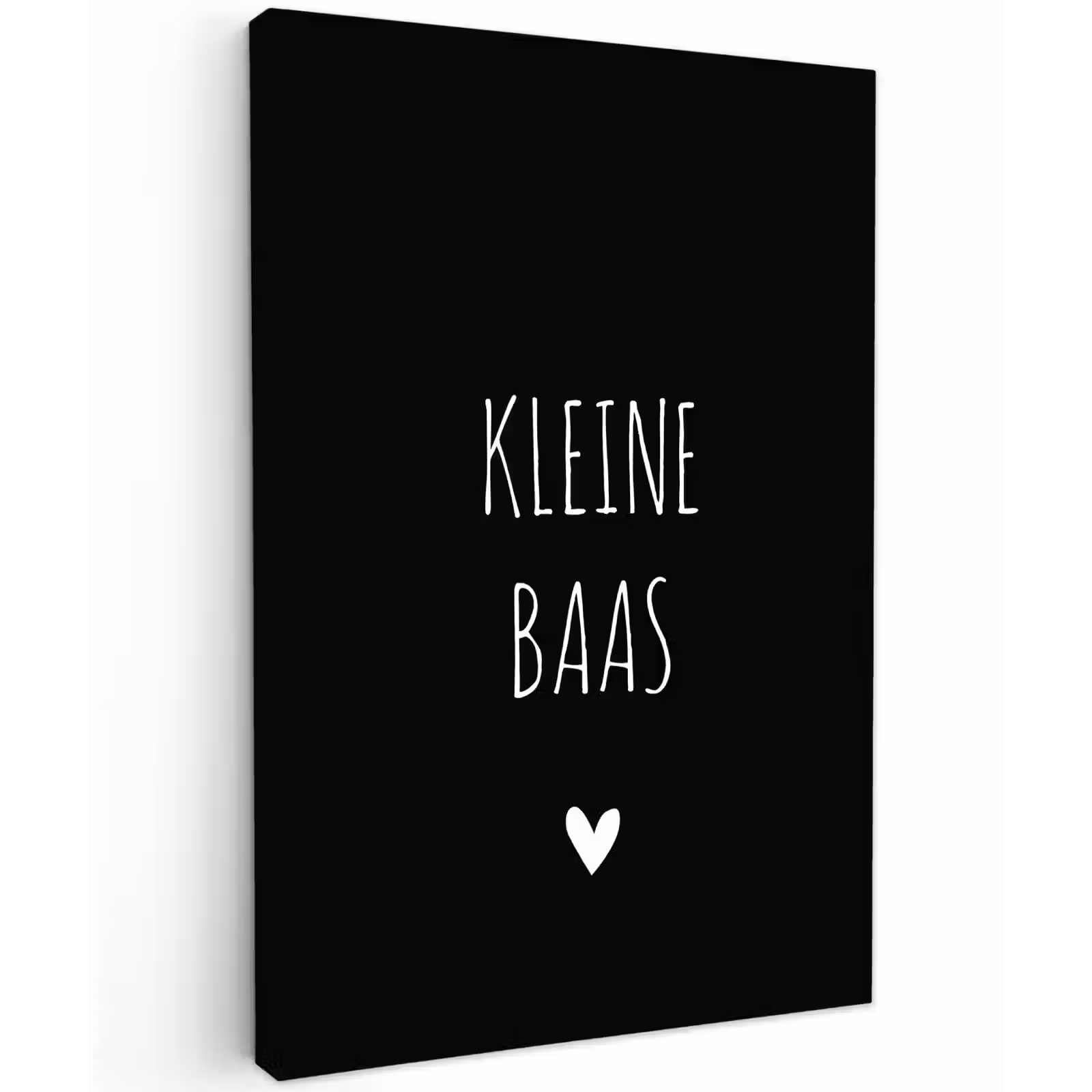 Buiten canvas - Spreuken - Kleine baas - Quotes — 1
