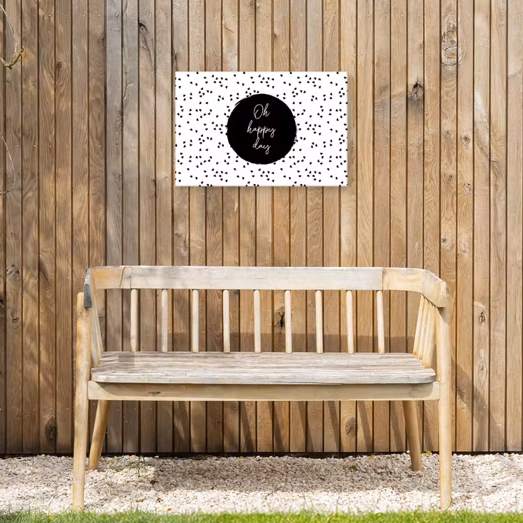 Buiten canvas - Quotes - Tekst - Oh happy day - Geluk — 3