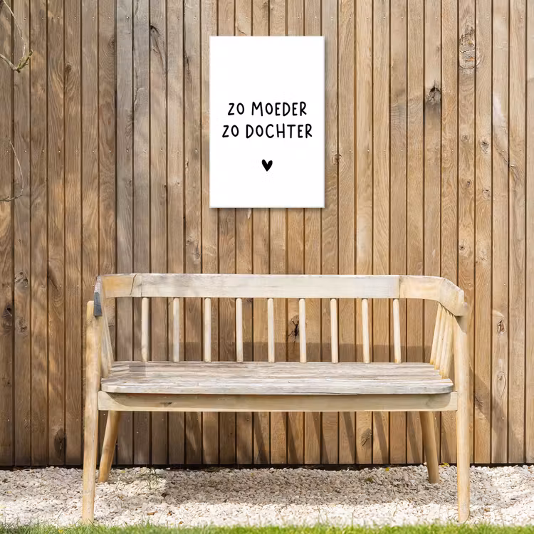 Buiten canvas - Quotes - Zo moeder zo dochter - Mama - Dochter - Spreuken — 3