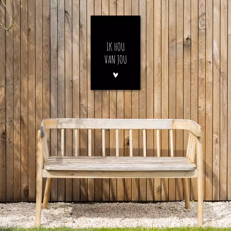 Buiten canvas - Spreuken - Ik hou van jou - Quotes — 3
