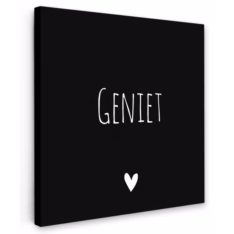 Buiten canvas - Spreuken - Quotes - Geniet — 1