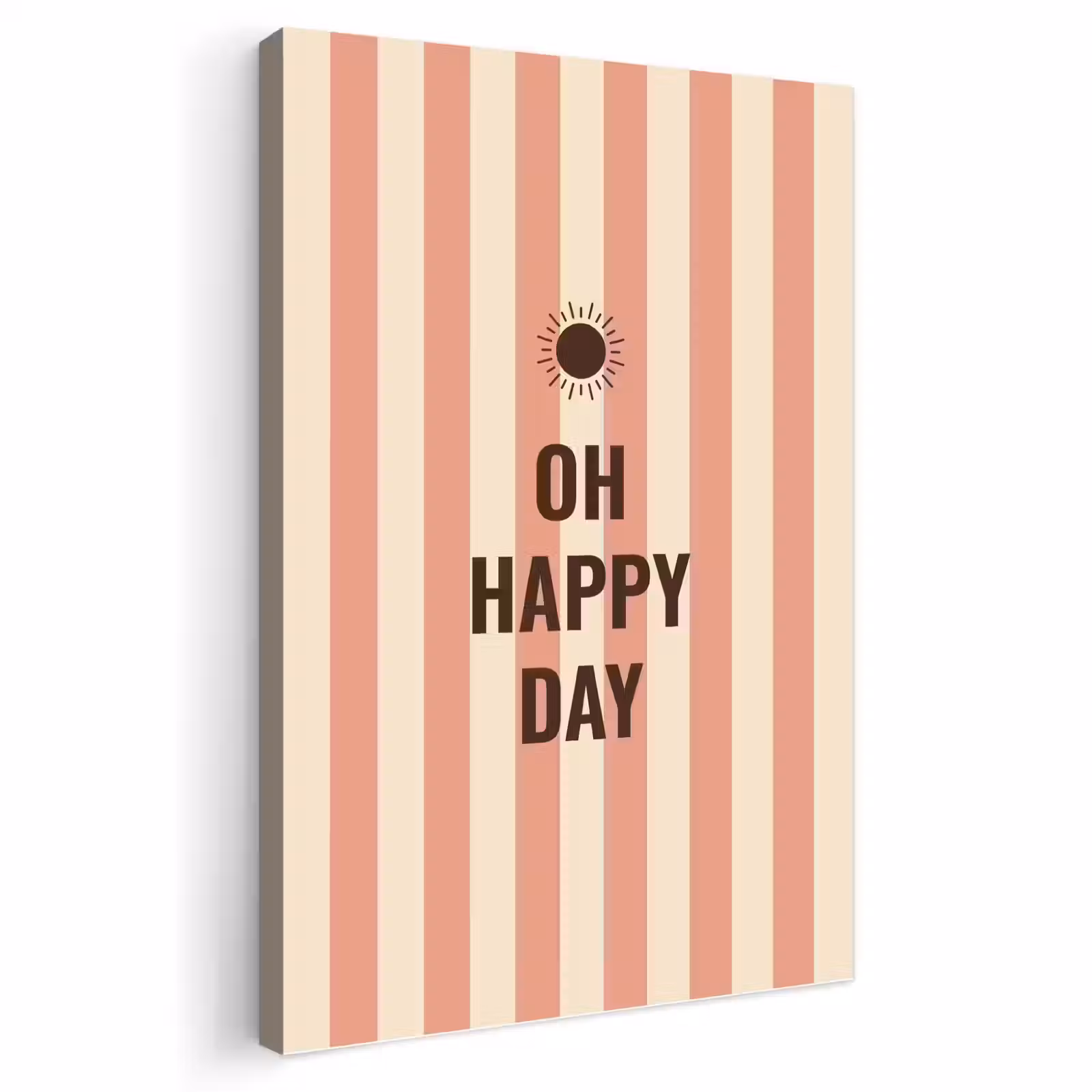 Buiten canvas - Quote - Zomer - Strepen — 1