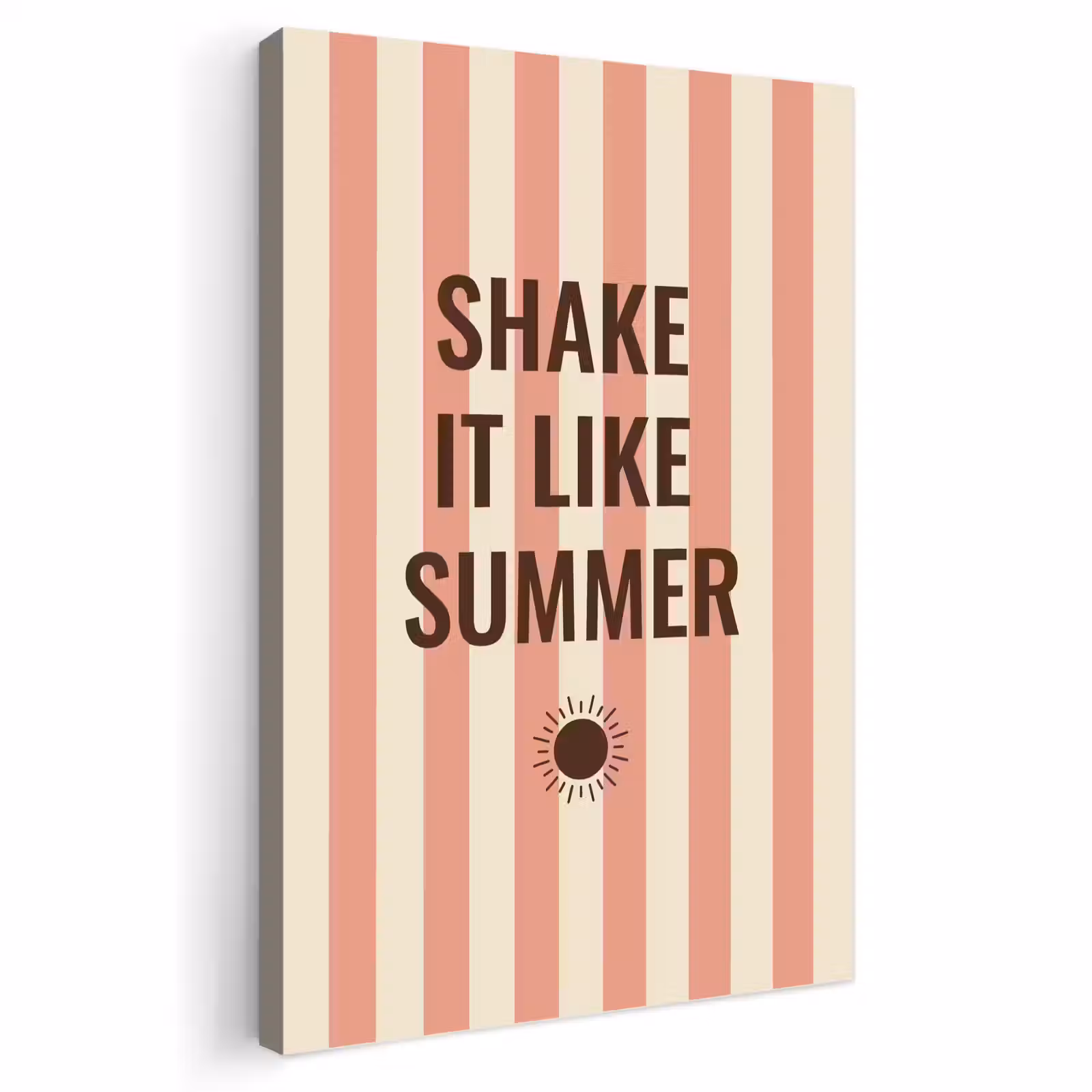 Buiten canvas - Zomer - Quote - Strepen — 1