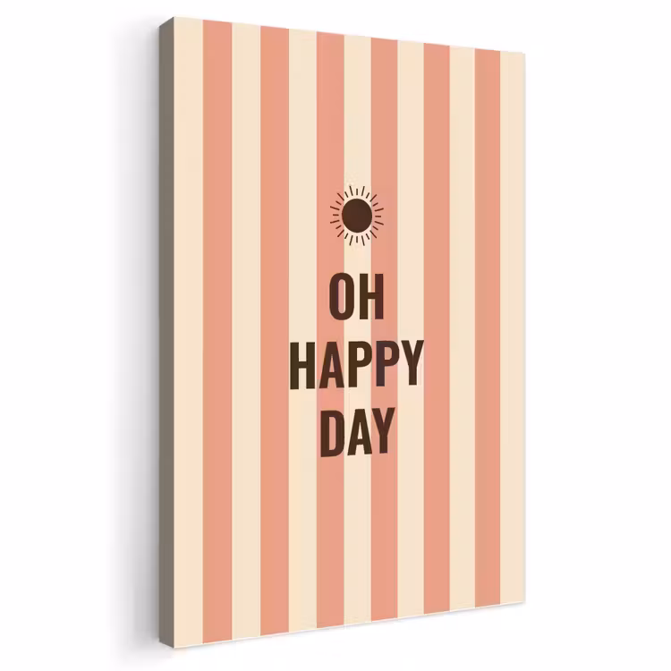 Buiten canvas - Quote - Zomer - Strepen — 1
