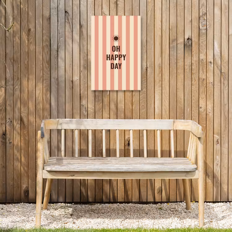 Buiten canvas - Quote - Zomer - Strepen — 3