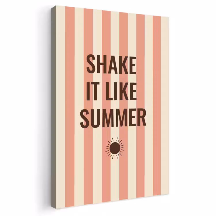 Buiten canvas - Zomer - Quote - Strepen — 1