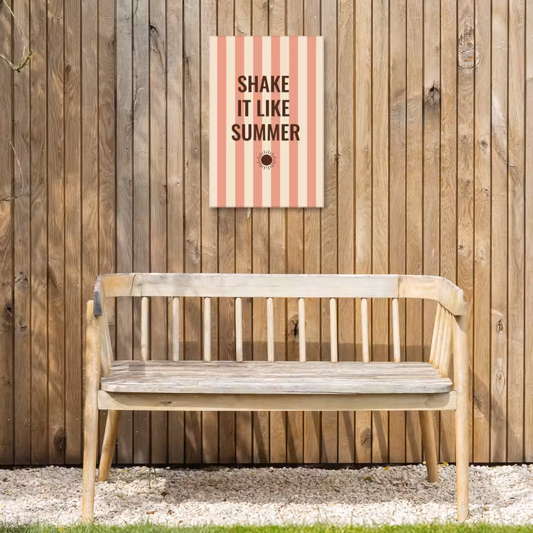 Buiten canvas - Zomer - Quote - Strepen — 3