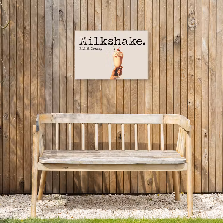 Buiten canvas - Milkshake - Kers - Rietje — 3