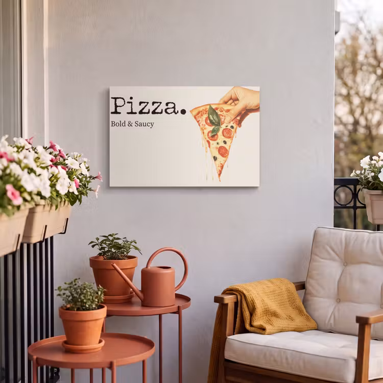 Buiten canvas - Pizza - Kaas - Pepperoni — 4
