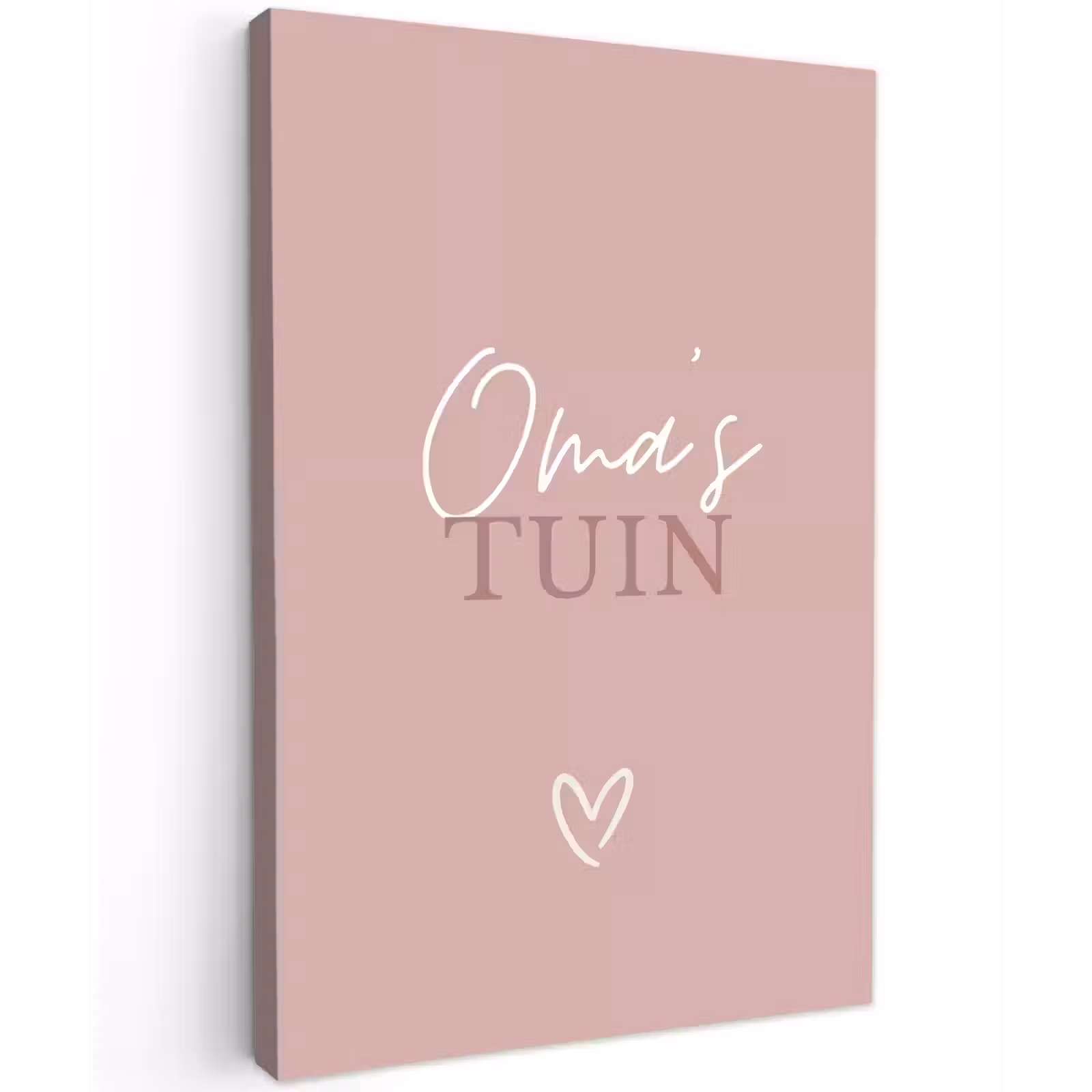 Buiten canvas - Oma's Tuin met Hart — 1