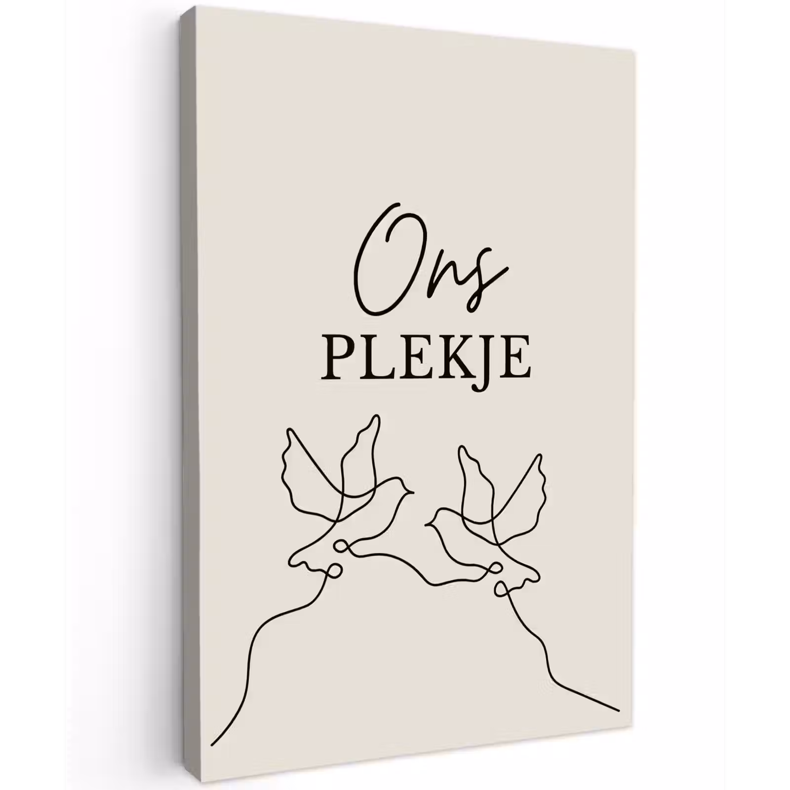 Buiten canvas - Ons Plekje met Vogels — 1