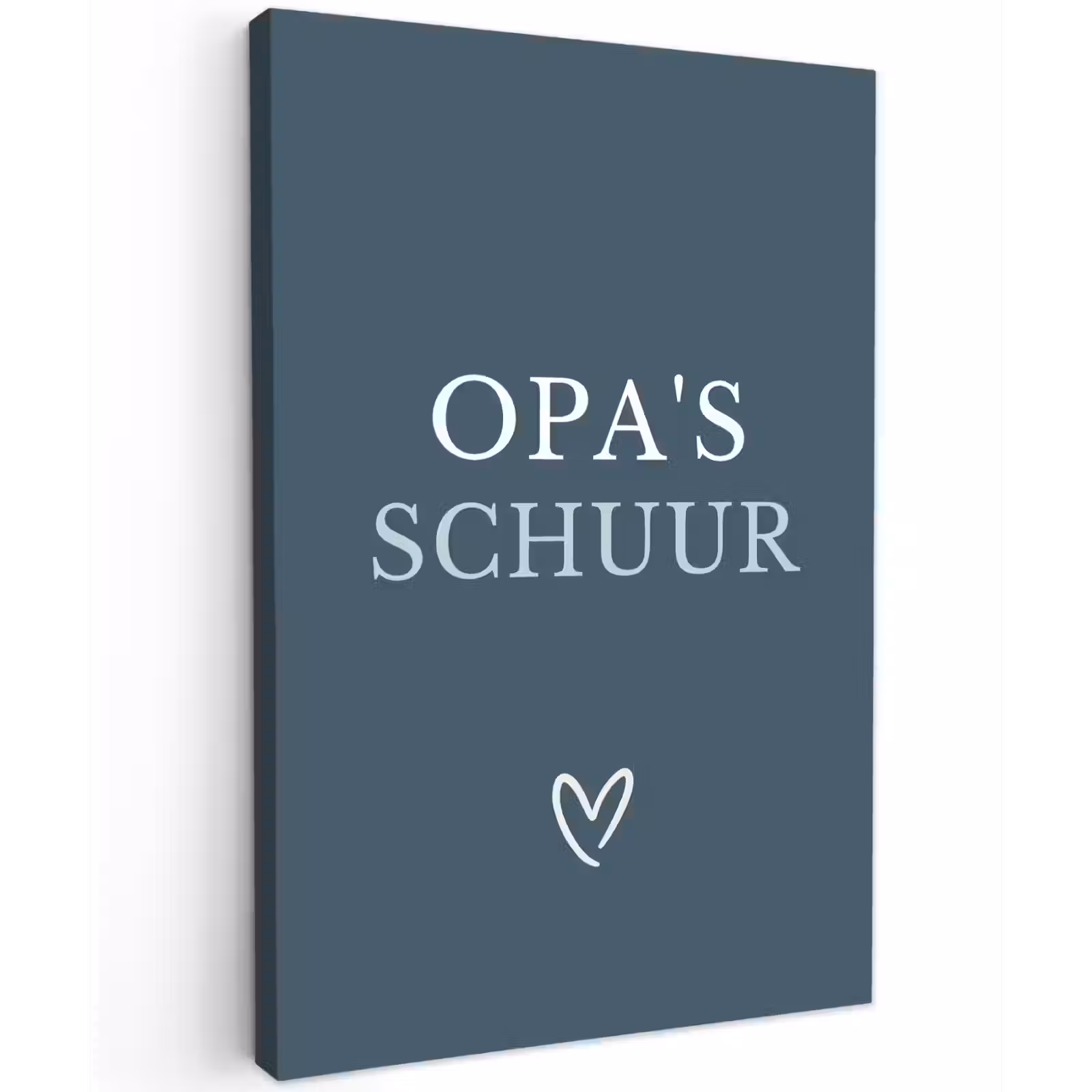 Buiten canvas - Opa's Schuur met Hart — 1