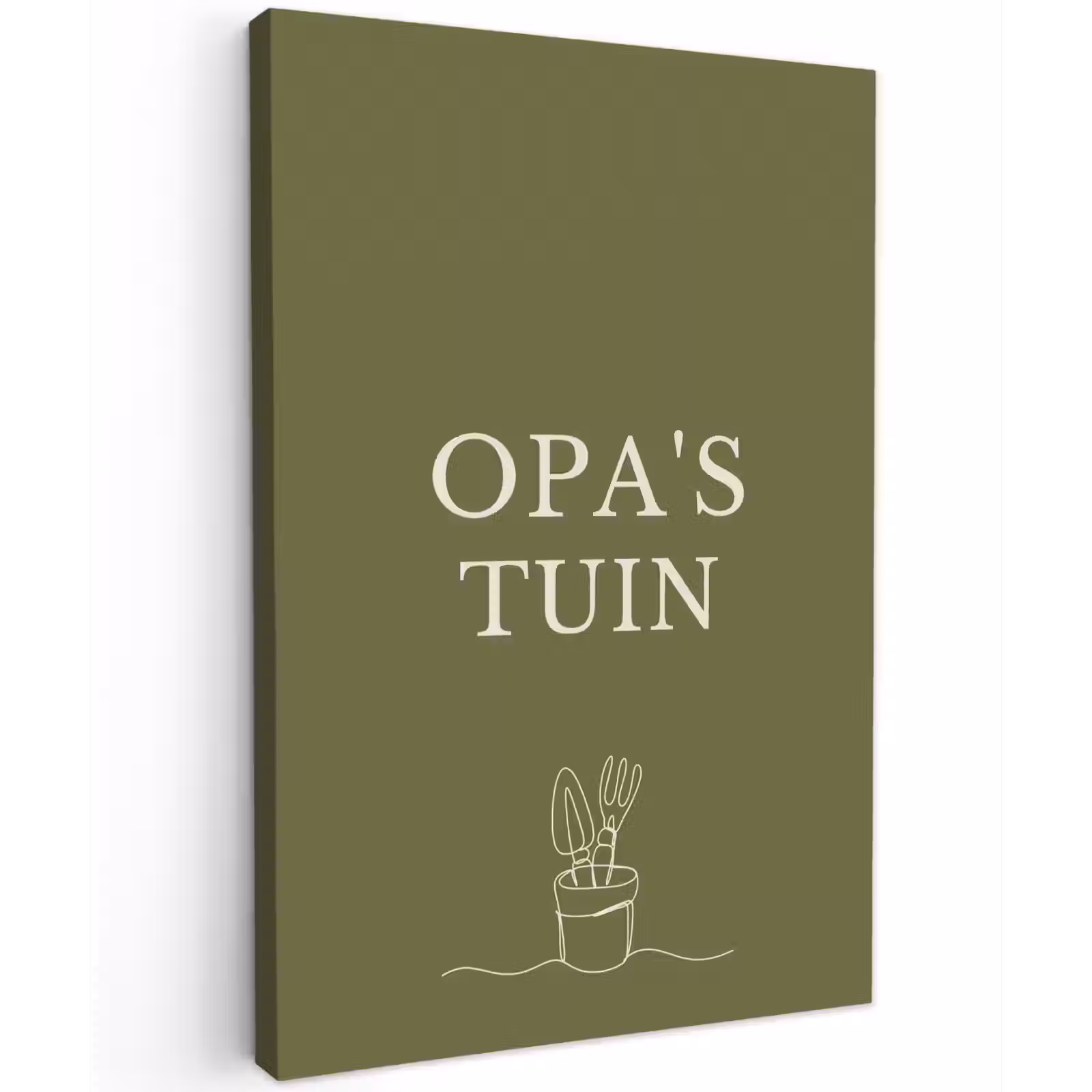 Buiten canvas - Opa's Tuin — 1