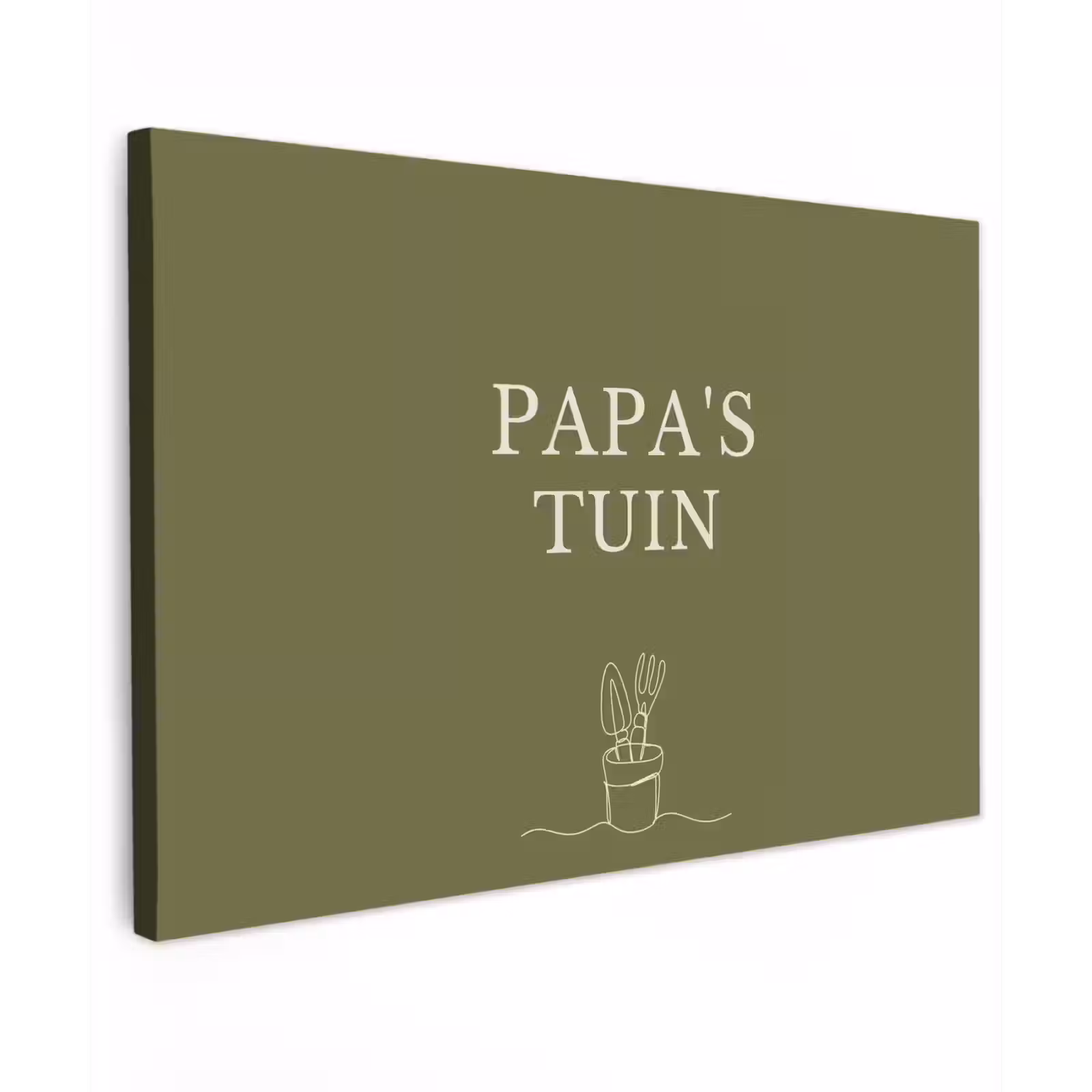 Buiten canvas - Papa's Tuin — 1