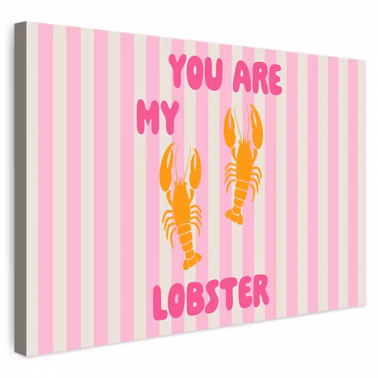 Buiten canvas - Lobster - Love - Valentijn — 1