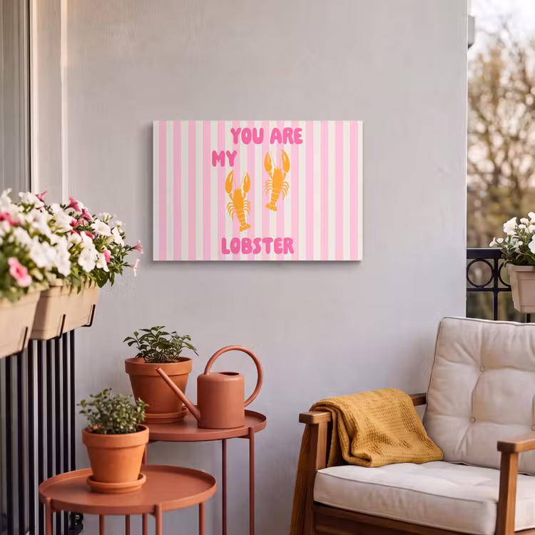 Buiten canvas - Lobster - Love - Valentijn — 4