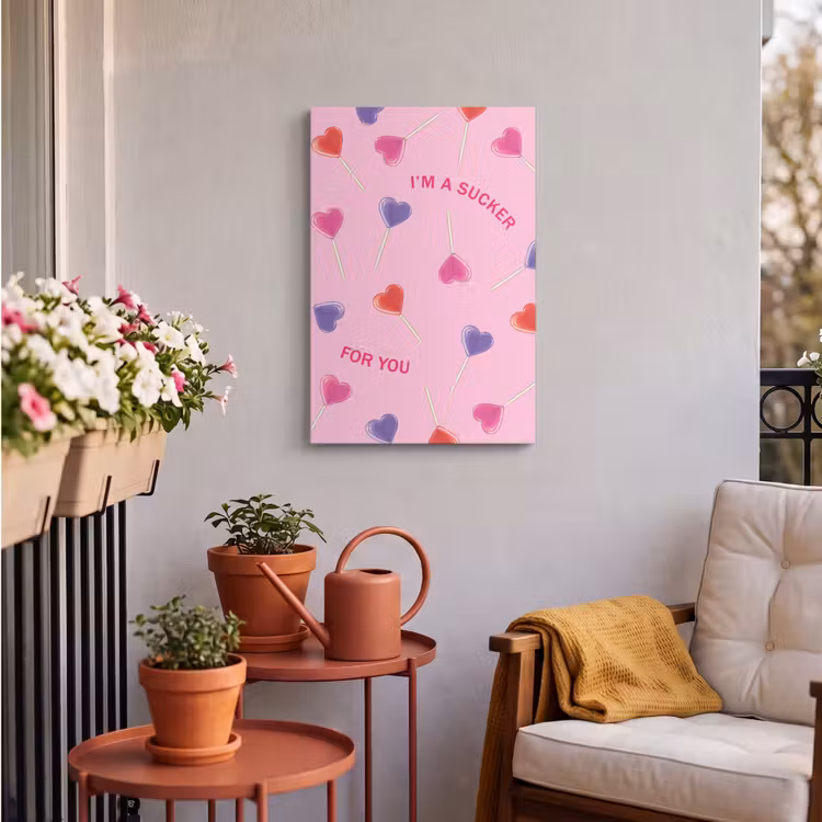 Buiten canvas - Lolly - Valentijn - Illustratie - Snoep — 4
