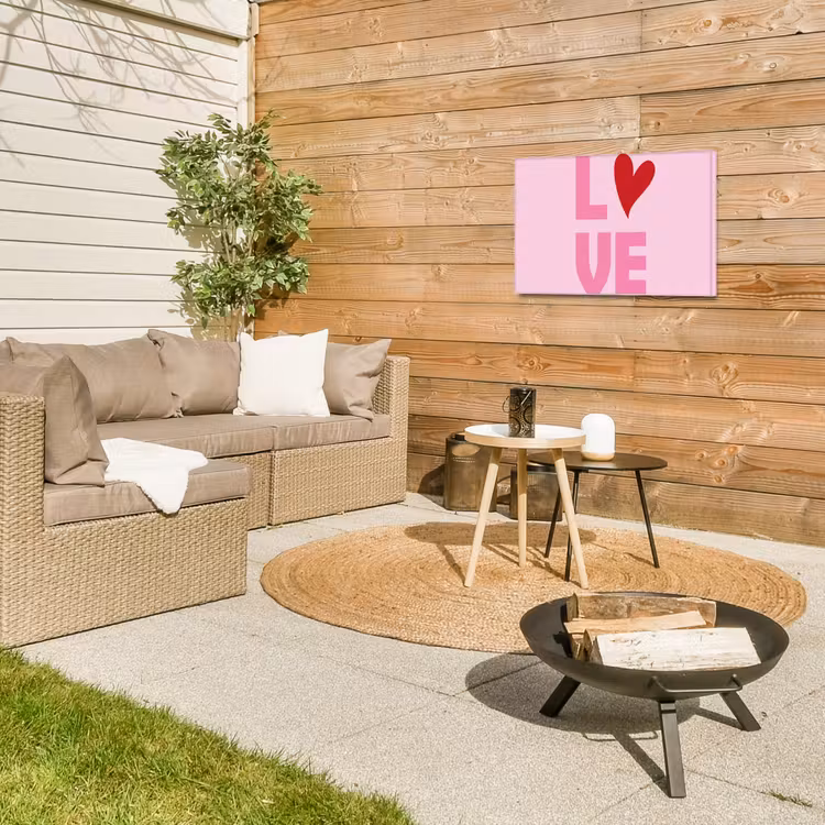 Buiten canvas - Love - Roze - Hart - Valentijn — 5