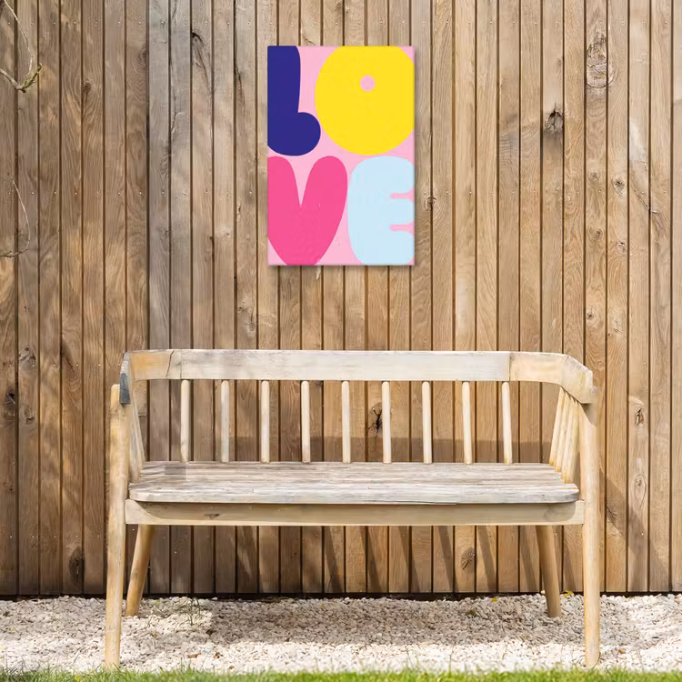 Buiten canvas - Love - Valentijn - Kleurrijk — 3