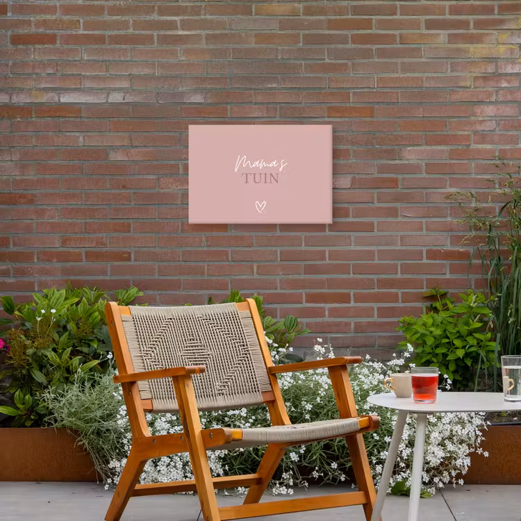 Buiten canvas - Mama's Tuin met Hart — 2