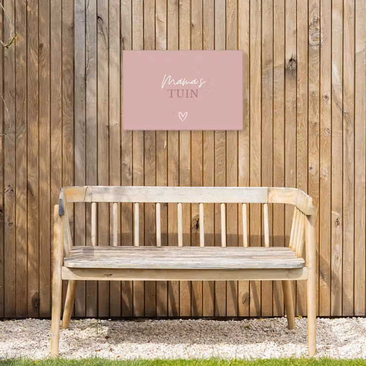 Buiten canvas - Mama's Tuin met Hart — 3