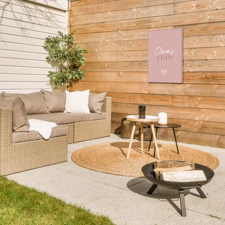 Buiten canvas - Oma's Tuin met Hart — 5