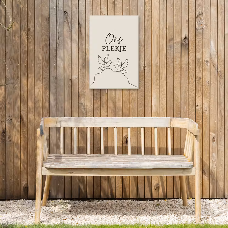Buiten canvas - Ons Plekje met Vogels — 3