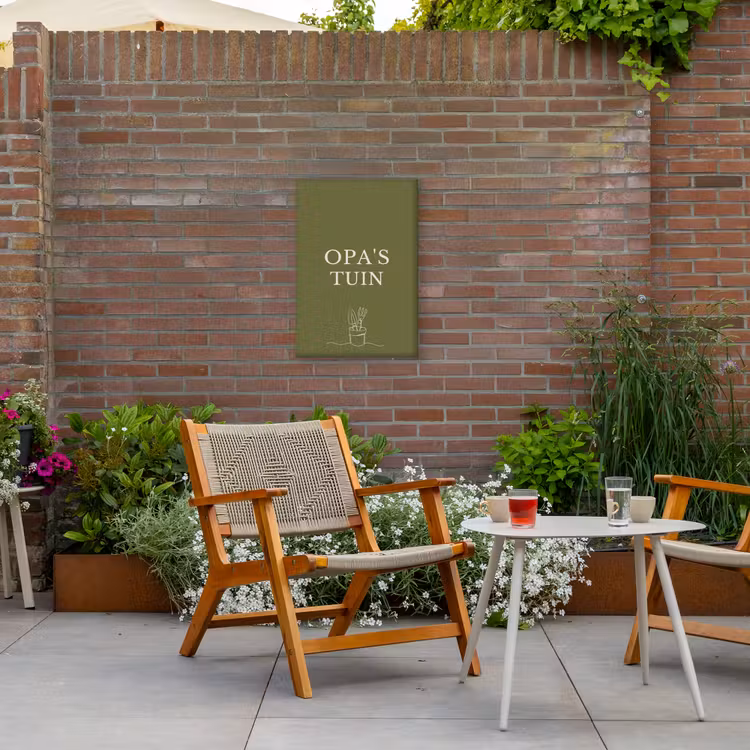 Buiten canvas - Opa's Tuin — 2