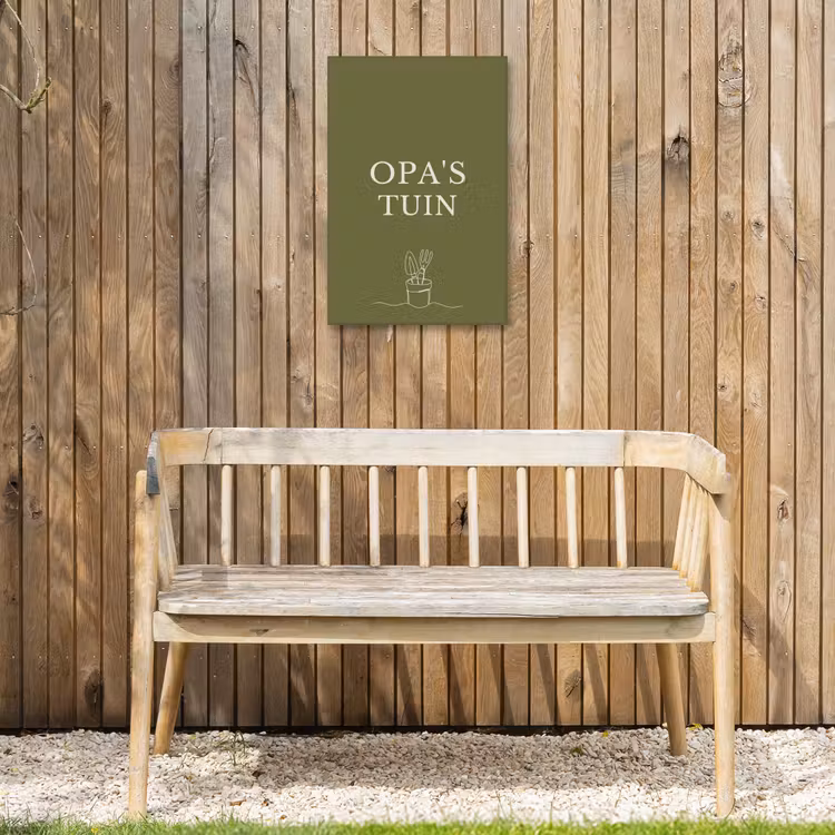 Buiten canvas - Opa's Tuin — 3