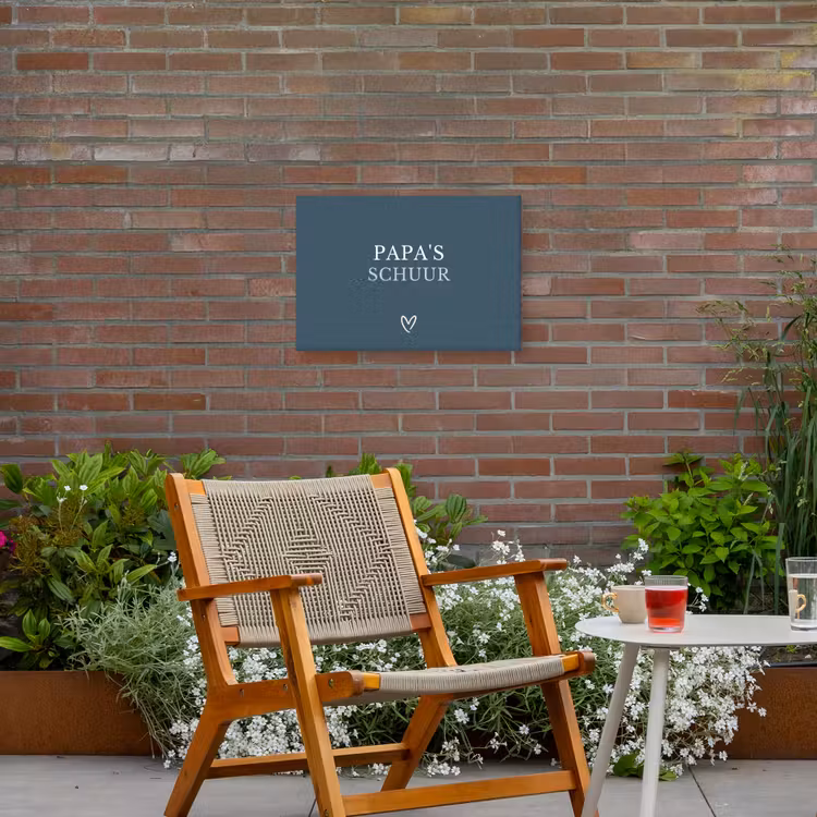 Buiten canvas - Papa's Schuur met Hart — 2