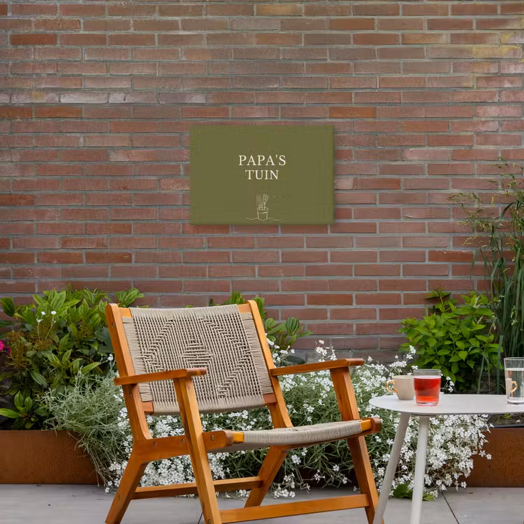 Buiten canvas - Papa's Tuin — 2
