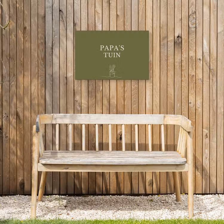 Buiten canvas - Papa's Tuin — 3