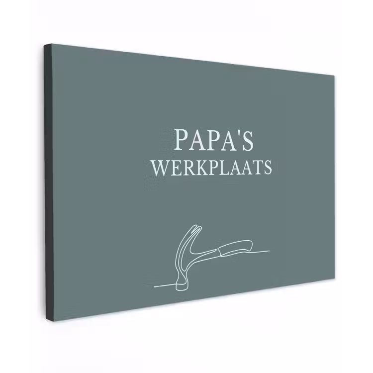 Buiten canvas - Papa's Werkplaats — 1
