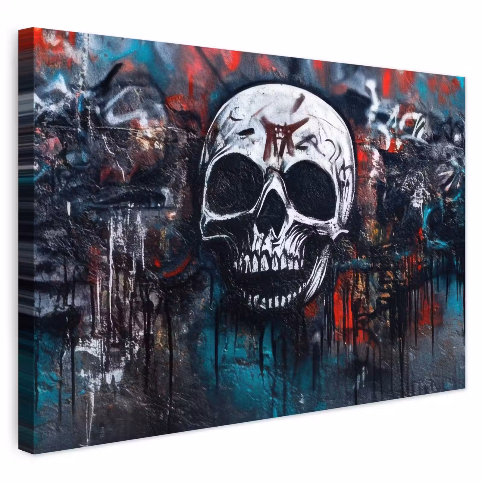 Buiten canvas - Schedels - Graffiti - Abstract — 1