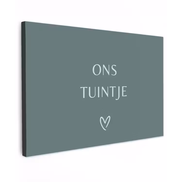 Buiten canvas - Ons tuintje — 1