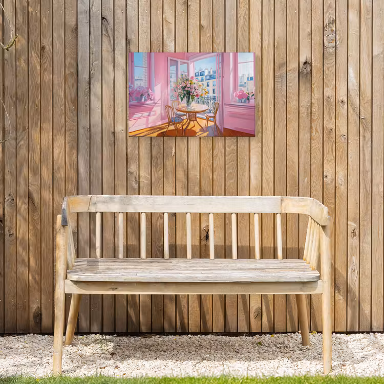 Buiten canvas - Pink - City - Bloemen — 3