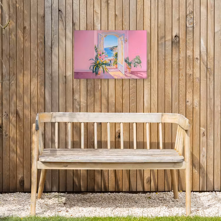 Buiten canvas - Roze - Buiten - Verf — 3