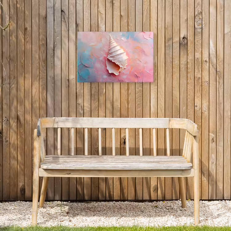 Buiten canvas - Schelp - Pastel - Pink — 3