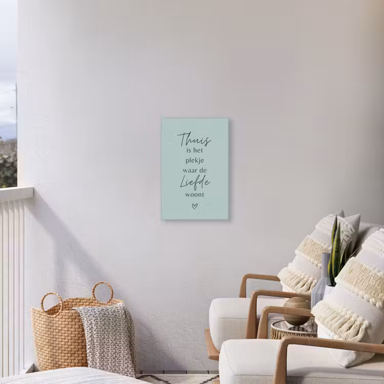 Buiten canvas - Thuis is het plekje waar de liefde woont — 4