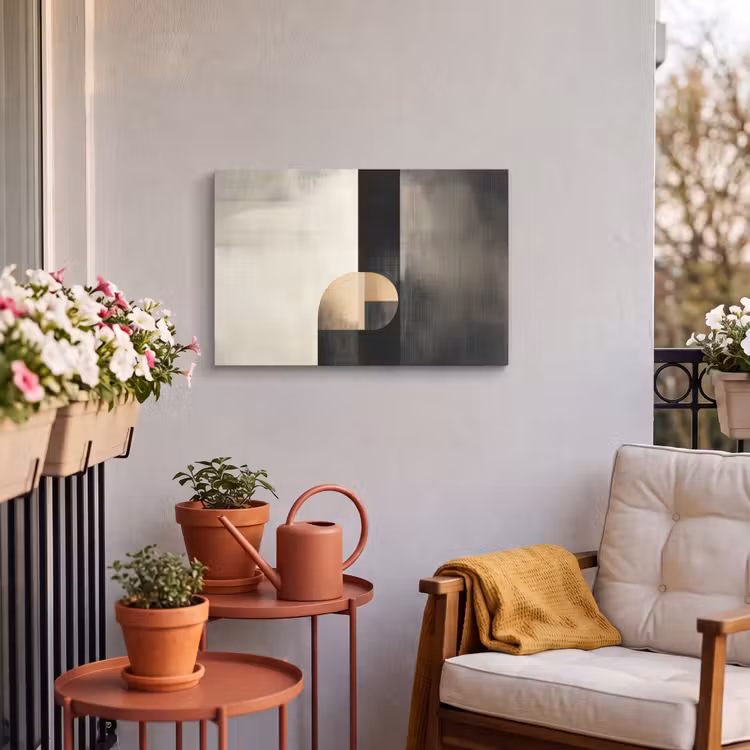 Buiten canvas - Vormen - Modern - Zwart — 4