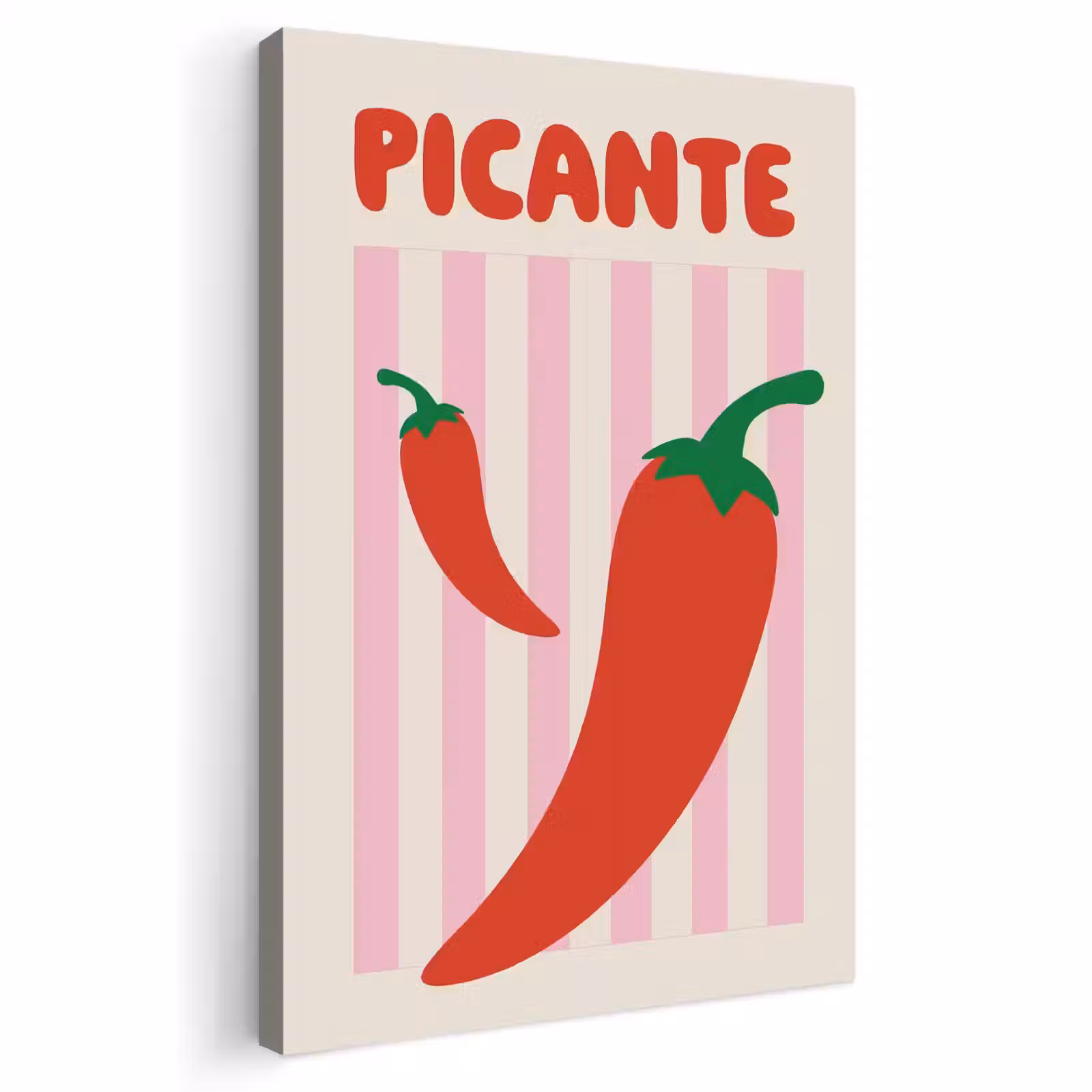 Buiten canvas - Pittig - Pepers - Rood — 1