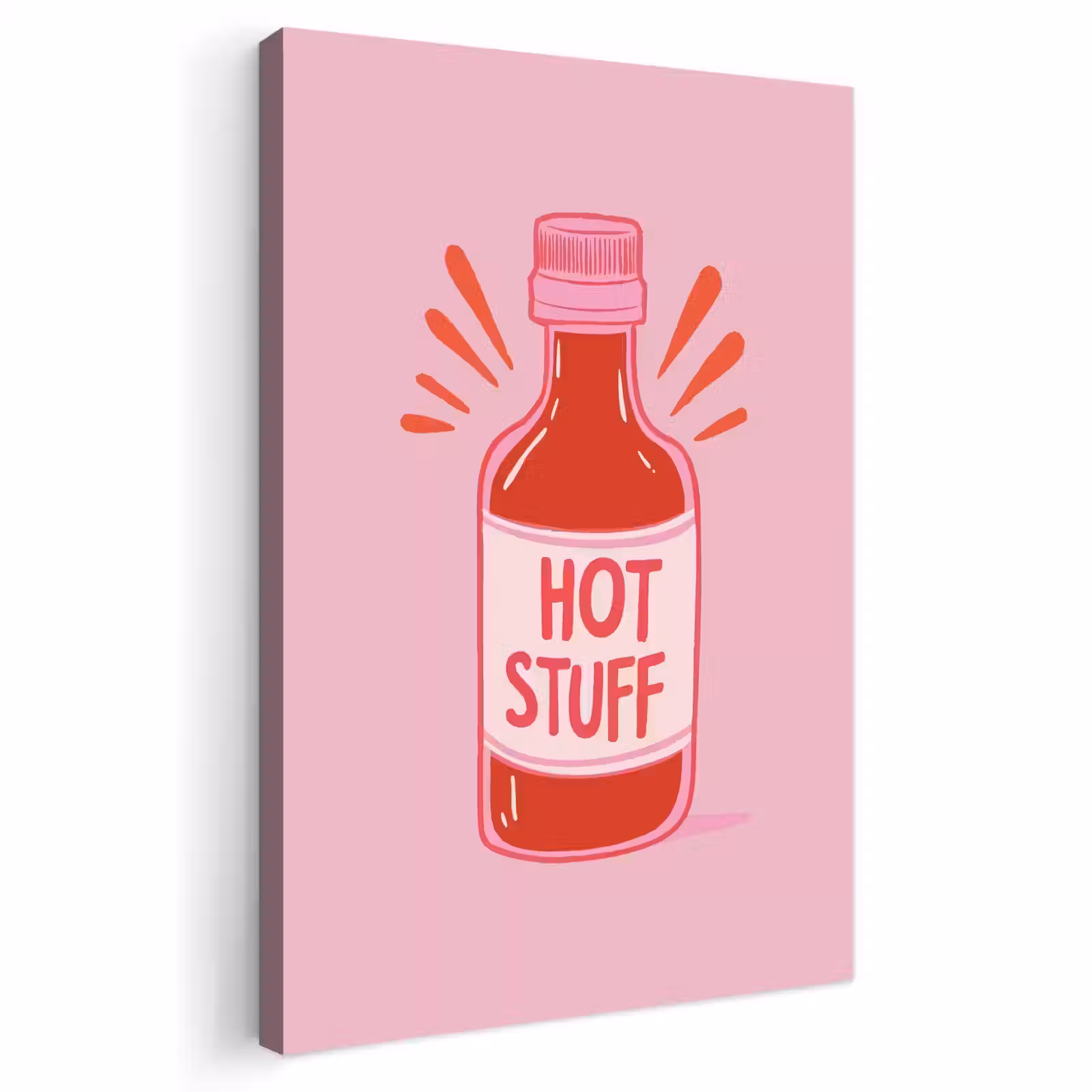 Buiten canvas - Pittig - Rood - Saus - Grafisch — 1
