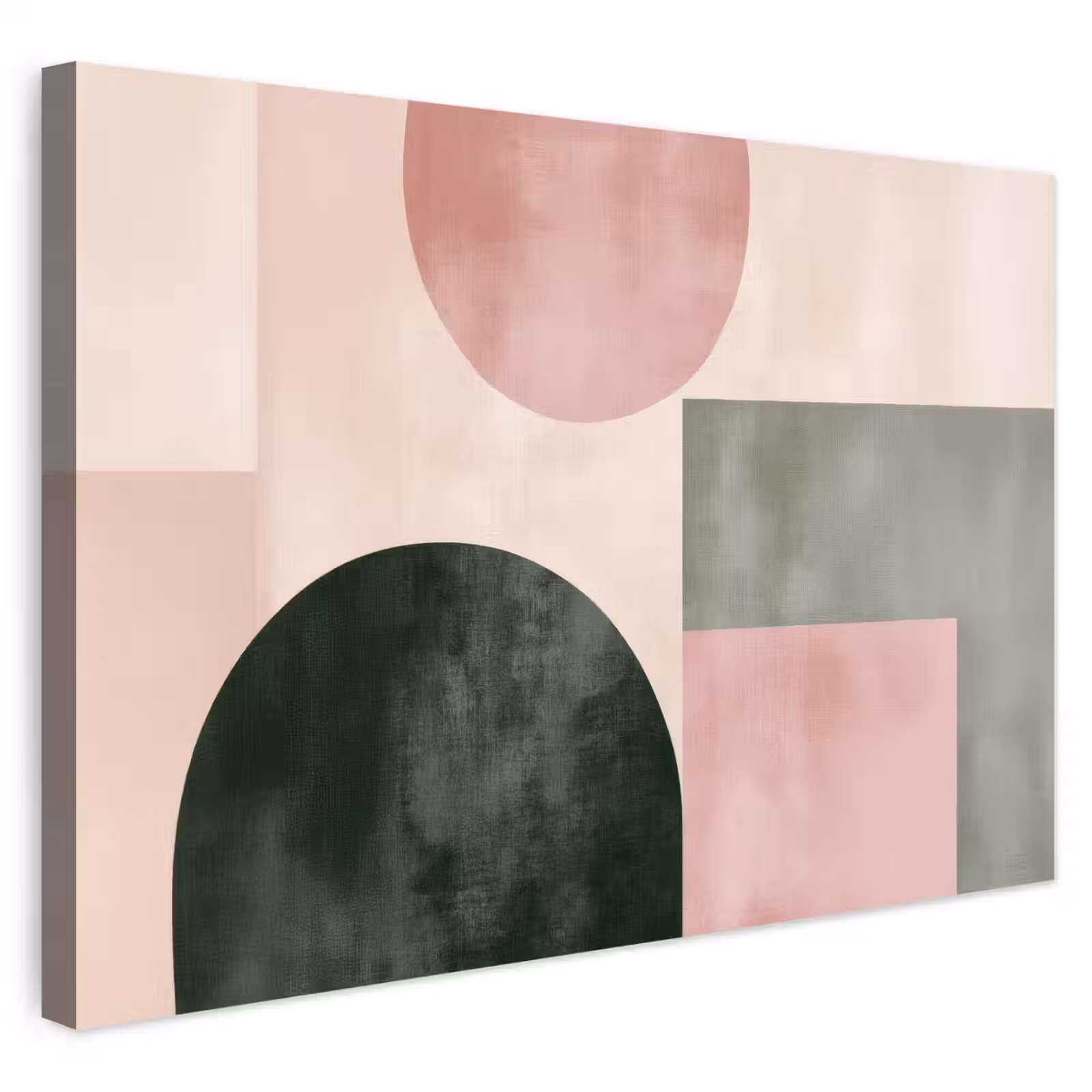 Buiten canvas - Vormen - Abstract - Cirkel - Zwart — 1