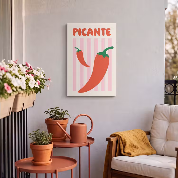 Buiten canvas - Pittig - Pepers - Rood — 4