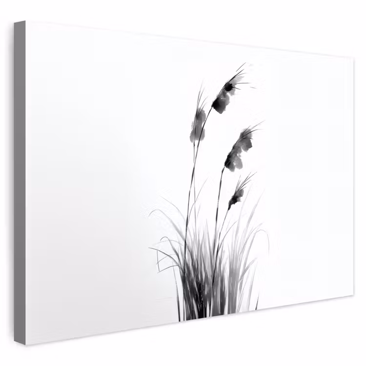 Buiten canvas - Minimalistisch - Stelen - Wit — 1