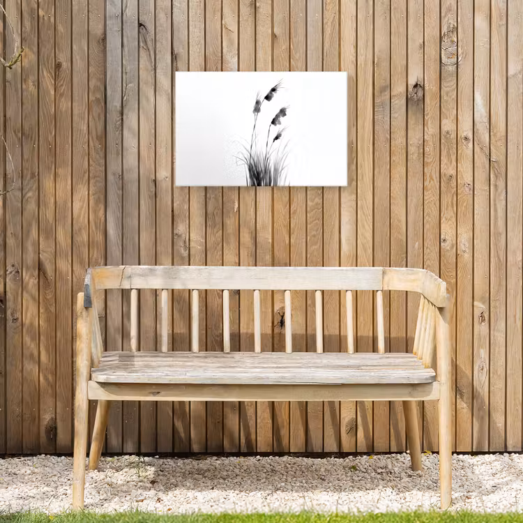 Buiten canvas - Minimalistisch - Stelen - Wit — 3